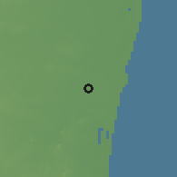 Shaded relief of the 60 km around Nerkunram, drawn from the GMTED2010 grid