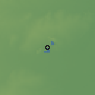 Shaded relief of the 60 km around Neyveli, drawn from the GMTED2010 grid