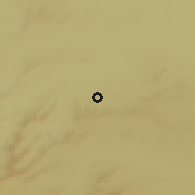 Shaded relief of the 59 km around Nipāni, drawn from the GMTED2010 grid