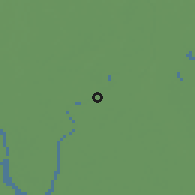 Shaded relief of the 58 km around Baj Baj, drawn from the GMTED2010 grid