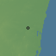 Shaded relief of the 60 km around Pammal, drawn from the GMTED2010 grid