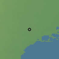 Shaded relief of the 60 km around Pattukkottai, drawn from the GMTED2010 grid