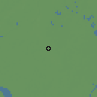 Shaded relief of the 58 km around Rājpur, drawn from the GMTED2010 grid