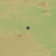 Shaded relief of the 58 km around Rāmgarh, drawn from the GMTED2010 grid