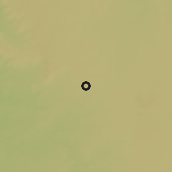 Shaded relief of the 58 km around Ratlām, drawn from the GMTED2010 grid