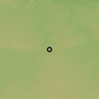 Shaded relief of the 58 km around Renukūt, drawn from the GMTED2010 grid