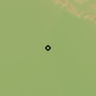 Shaded relief of the 56 km around Sherkot, drawn from the GMTED2010 grid