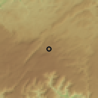 Shaded relief of the 57 km around Shillong, drawn from the GMTED2010 grid