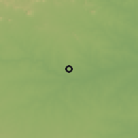 Shaded relief of the 58 km around Sindari, drawn from the GMTED2010 grid