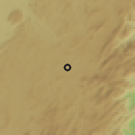 Shaded relief of the 59 km around Sunabeda, drawn from the GMTED2010 grid