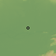 Shaded relief of the 57 km around Tezpur, drawn from the GMTED2010 grid
