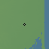 Shaded relief of the 60 km around Thiruvārūr, drawn from the GMTED2010 grid