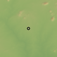 Shaded relief of the 60 km around Tiruchengode, drawn from the GMTED2010 grid