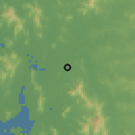 Shaded relief of the 59 km around Ulhāsnagar, drawn from the GMTED2010 grid
