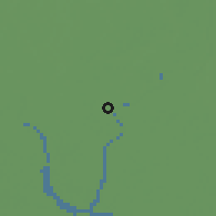Shaded relief of the 58 km around Ulubāria, drawn from the GMTED2010 grid