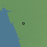 Shaded relief of the 58 km around Vijalpor, drawn from the GMTED2010 grid