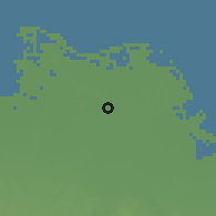 Shaded relief of the 60 km around Kelari, drawn from the GMTED2010 grid