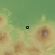 Shaded relief of the 60 km around Majalengka, drawn from the GMTED2010 grid