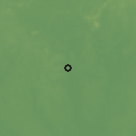 Shaded relief of the 60 km around Manis Mata, drawn from the GMTED2010 grid