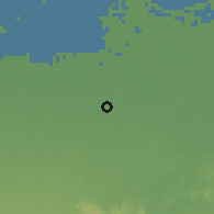 Shaded relief of the 60 km around Bekasi, drawn from the GMTED2010 grid