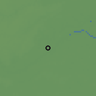 Shaded relief of the 60 km around Tembilahan, drawn from the GMTED2010 grid