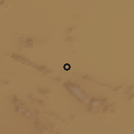 Shaded relief of the 56 km around Bahārestān, drawn from the GMTED2010 grid