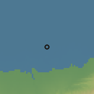 Shaded relief of the 54 km around Bahnemīr, drawn from the GMTED2010 grid