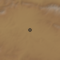 Shaded relief of the 54 km around Bakhshāyesh, drawn from the GMTED2010 grid