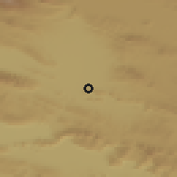 Shaded relief of the 57 km around Bonārūyeh, drawn from the GMTED2010 grid
