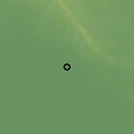 Shaded relief of the 56 km around Bostān, drawn from the GMTED2010 grid
