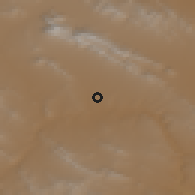 Shaded relief of the 56 km around Chādegān, drawn from the GMTED2010 grid