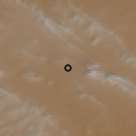 Shaded relief of the 55 km around Dārān, drawn from the GMTED2010 grid