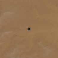 Shaded relief of the 55 km around Dīvān Darreh, drawn from the GMTED2010 grid