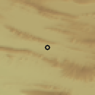 Shaded relief of the 57 km around Erd, drawn from the GMTED2010 grid