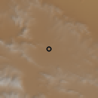 Shaded relief of the 56 km around Farādonbeh, drawn from the GMTED2010 grid