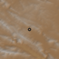 Shaded relief of the 56 km around Fīlābād, drawn from the GMTED2010 grid