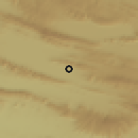 Shaded relief of the 57 km around Fīshvar, drawn from the GMTED2010 grid
