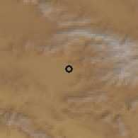 Shaded relief of the 55 km around Aleshtar, drawn from the GMTED2010 grid