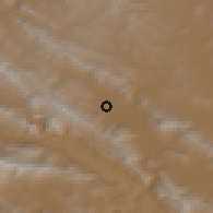 Shaded relief of the 56 km around Gūjān, drawn from the GMTED2010 grid