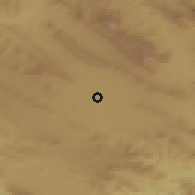 Shaded relief of the 55 km around Kūhdasht, drawn from the GMTED2010 grid