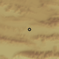 Shaded relief of the 57 km around Lār, drawn from the GMTED2010 grid