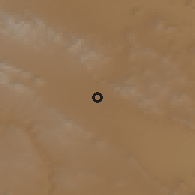 Shaded relief of the 56 km around Mah̨mūdābād, drawn from the GMTED2010 grid