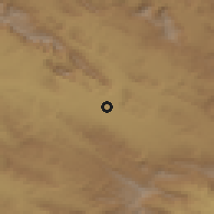 Shaded relief of the 55 km around Māsūr, drawn from the GMTED2010 grid