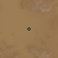 Shaded relief of the 55 km around Mīlājerd, drawn from the GMTED2010 grid