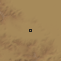 Shaded relief of the 54 km around Moh̨ammad Yār, drawn from the GMTED2010 grid