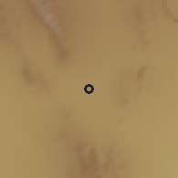 Shaded relief of the 56 km around Nehbandān, drawn from the GMTED2010 grid
