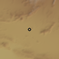 Shaded relief of the 57 km around Arzū'iyeh, drawn from the GMTED2010 grid