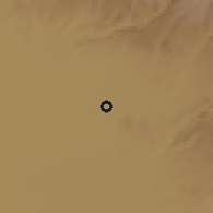 Shaded relief of the 54 km around Qareh Chopoq, drawn from the GMTED2010 grid