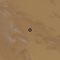 Shaded relief of the 56 km around Qaşr-e Qomsheh, drawn from the GMTED2010 grid