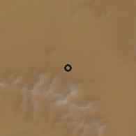 Shaded relief of the 55 km around Qorveh, drawn from the GMTED2010 grid